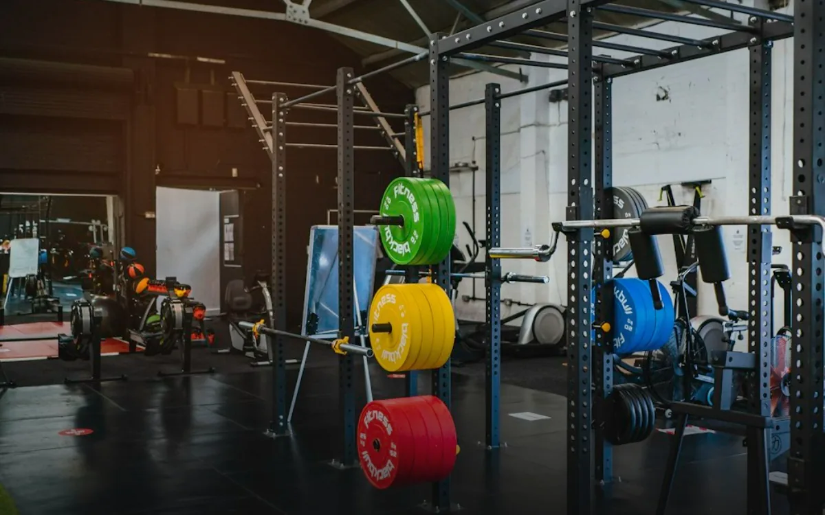 Área de treino da unidade Nova Palhoça.